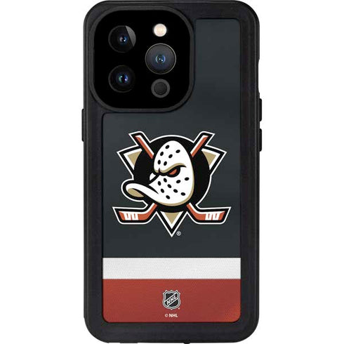 NHL Anaheim Ducks Jersey iPhone 14 Pro Waterproof Case