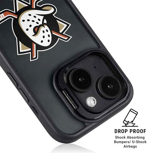 NHL Anaheim Ducks Jersey iPhone 15 Plus Kickstand Case