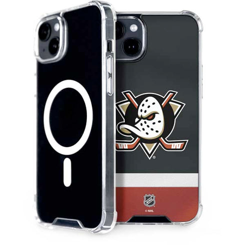 NHL Anaheim Ducks Jersey iPhone 15 Plus MagSafe Case