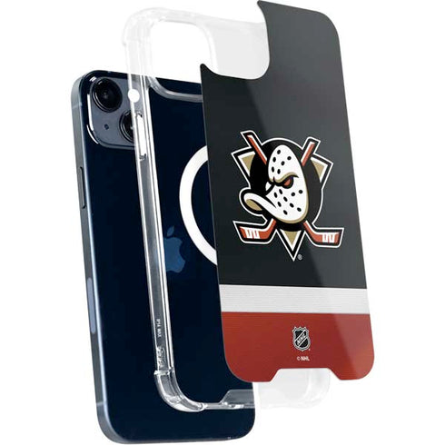 NHL Anaheim Ducks Jersey iPhone 15 Plus MagSafe Case