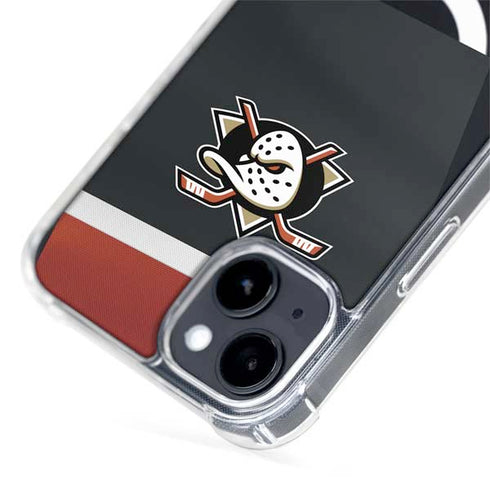 NHL Anaheim Ducks Jersey iPhone 15 Plus MagSafe Case