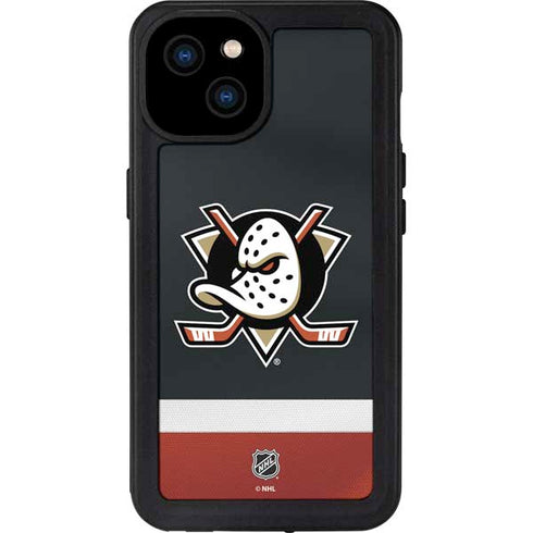 NHL Anaheim Ducks Jersey iPhone 15 Plus Waterproof Case