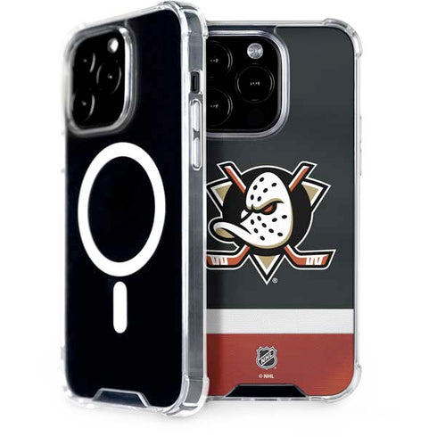 NHL Anaheim Ducks Jersey iPhone 15 Pro MagSafe Case