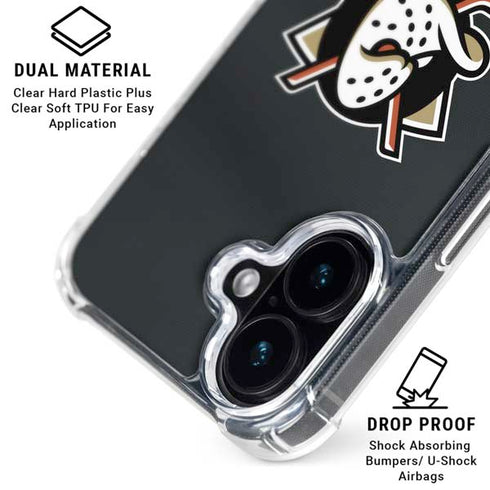 NHL Anaheim Ducks Jersey iPhone 16 Clear Case