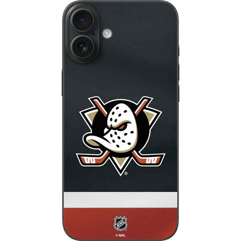 NHL Anaheim Ducks Jersey iPhone 16 Plus Skin