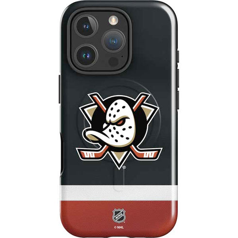 NHL Anaheim Ducks Jersey iPhone 16 Pro Max Magsafe Impact Case
