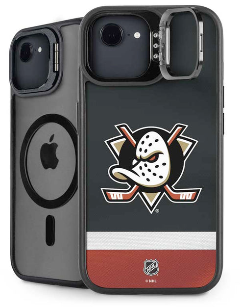NHL Anaheim Ducks Jersey iPhone 16e Kickstand Case