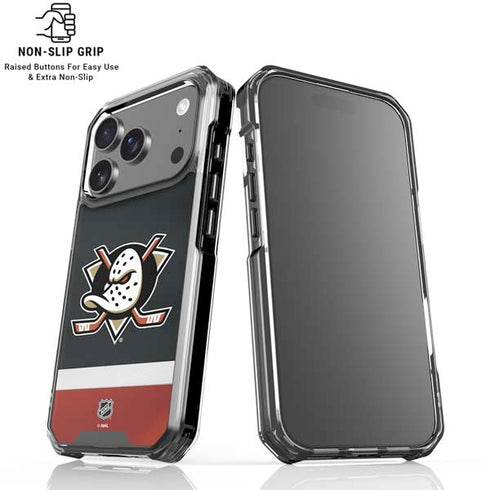 NHL Anaheim Ducks Jersey iPhone 17 Pro Clear Case