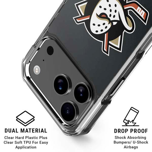 NHL Anaheim Ducks Jersey iPhone 17 Pro Max Clear Case
