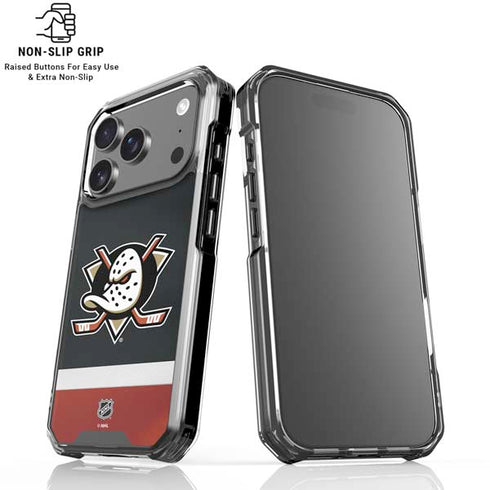 NHL Anaheim Ducks Jersey iPhone 17 Pro Max Clear Case