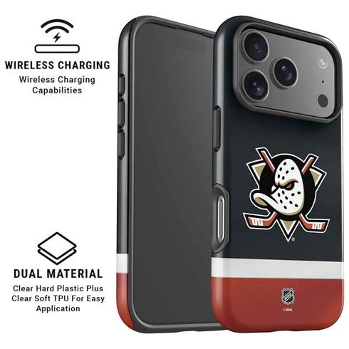 NHL Anaheim Ducks Jersey iPhone 17 Pro Max Magsafe Impact Case
