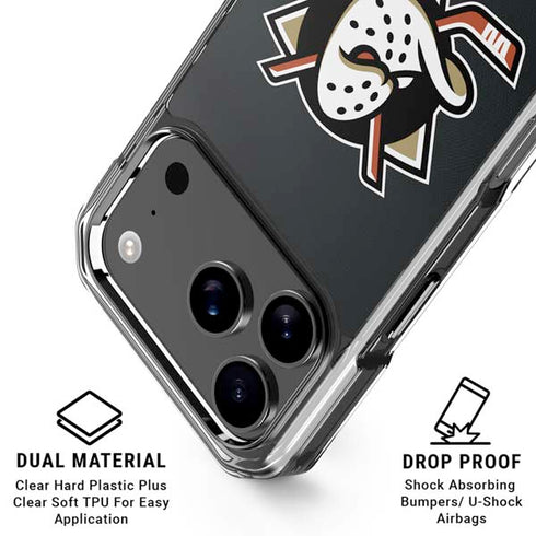 NHL Anaheim Ducks Jersey iPhone 18 Pro Clear Case