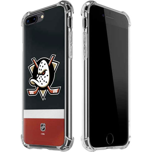 NHL Anaheim Ducks Jersey iPhone 7/8 Plus Clear Case