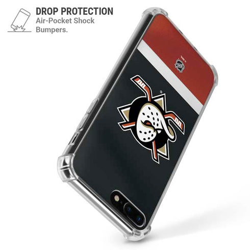 NHL Anaheim Ducks Jersey iPhone 7/8 Plus Clear Case