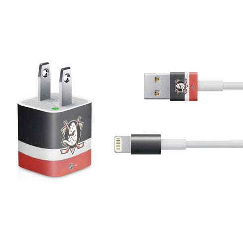NHL Anaheim Ducks Jersey iPhone Charger (5W USB) Skin