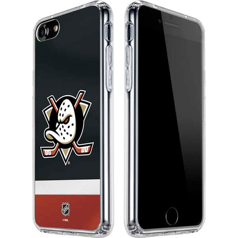 NHL Anaheim Ducks Jersey iPhone SE (2nd & 3rd Gen) Clear Case