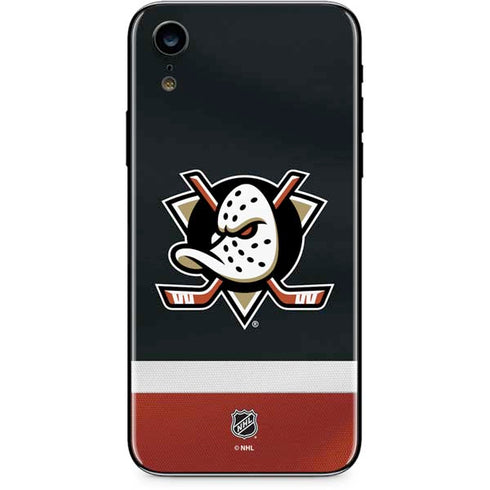 NHL Anaheim Ducks Jersey iPhone XR Skin
