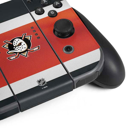 NHL Anaheim Ducks Jersey Nintendo Switch (2017-2021) Joy-Con Controller Skin