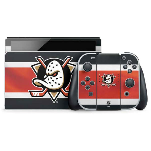 NHL Anaheim Ducks Jersey Nintendo Switch OLED (2021) Skin