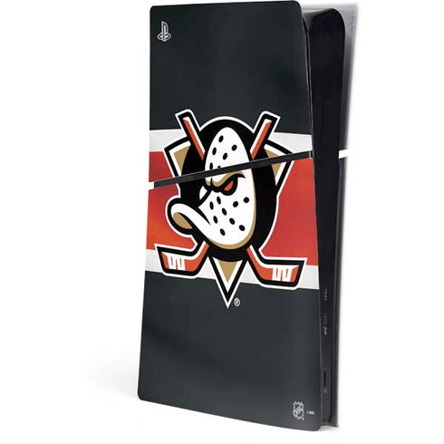 NHL Anaheim Ducks Jersey PS5 Slim Digital Edition Console Skin