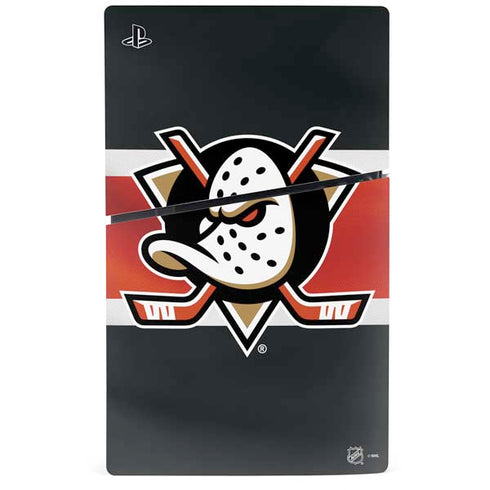 NHL Anaheim Ducks Jersey PS5 Slim Digital Edition Console Skin