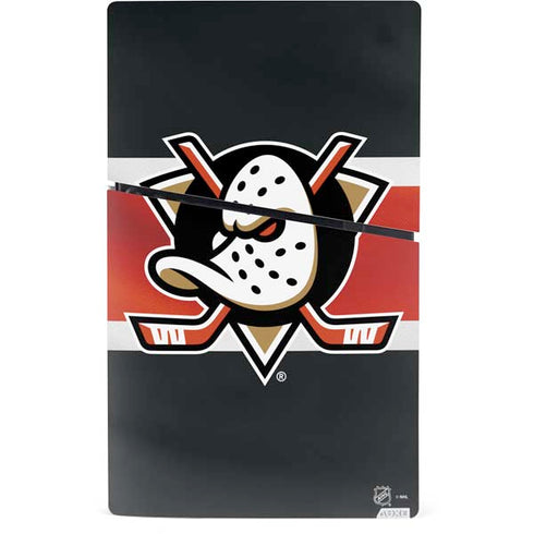 NHL Anaheim Ducks Jersey PS5 Slim Digital Edition Console Skin
