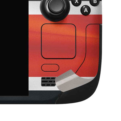 NHL Anaheim Ducks Jersey Steam Deck Handheld Gaming Computer OLED Skin