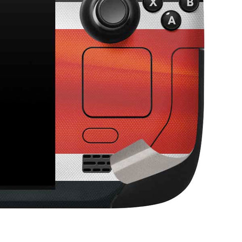 NHL Anaheim Ducks Jersey Steam Deck Handheld Gaming Computer Skin