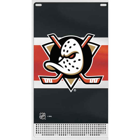 NHL Anaheim Ducks Jersey Xbox Series S Console Skin