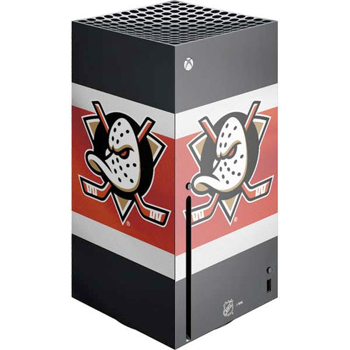 NHL Anaheim Ducks Jersey Xbox Series X Console Skin