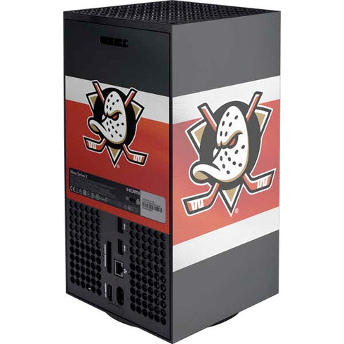 NHL Anaheim Ducks Jersey Xbox Series X Console Skin