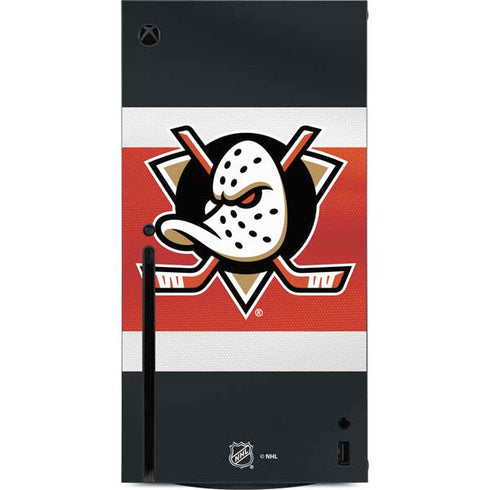 NHL Anaheim Ducks Jersey Xbox Series X Console Skin