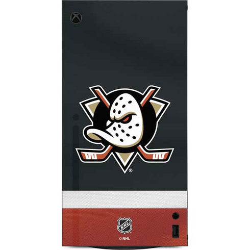NHL Anaheim Ducks Jersey XBox Series X Digital Edition Console Skin