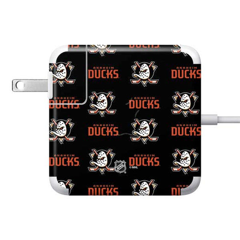NHL Anaheim Ducks Pattern 85W Power Adapter (15 and 17 inch MacBook Pro Charger) Skin