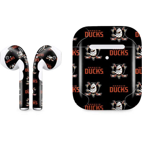 NHL Anaheim Ducks Pattern Apple AirPods 2 Skin