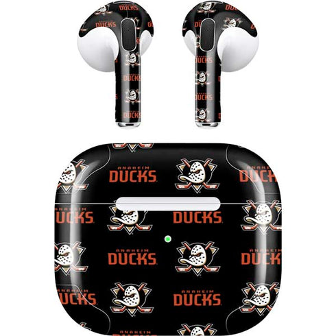 NHL Anaheim Ducks Pattern Apple AirPods (3rd Gen 2021) Skin