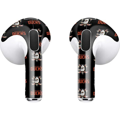 NHL Anaheim Ducks Pattern Apple AirPods (3rd Gen 2021) Skin