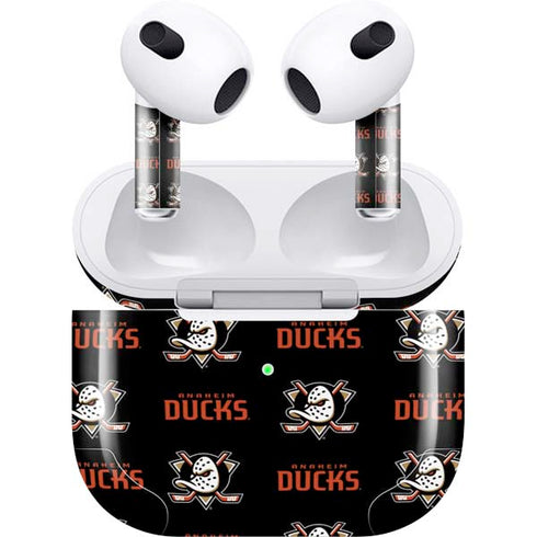 NHL Anaheim Ducks Pattern Apple AirPods (3rd Gen 2021) Skin