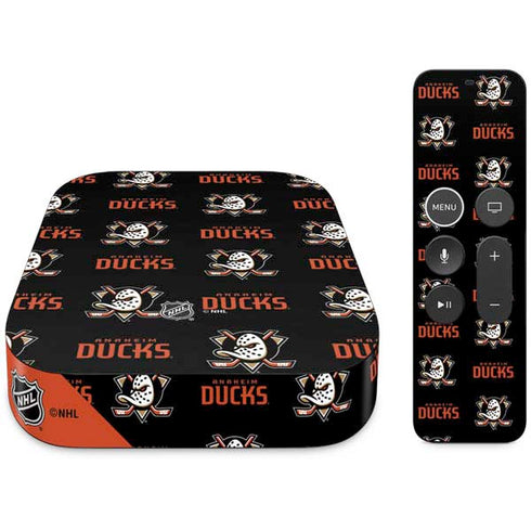 NHL Anaheim Ducks Pattern Apple TV Skin