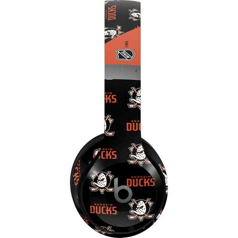 NHL Anaheim Ducks Pattern Beats Solo 4 Wireless Headphones Skin