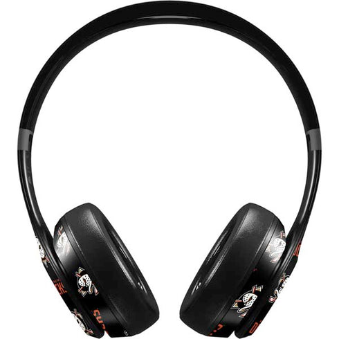 NHL Anaheim Ducks Pattern Beats Solo 4 Wireless Headphones Skin