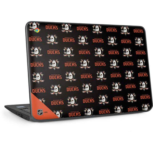 NHL Anaheim Ducks Pattern HP Chromebook Skin