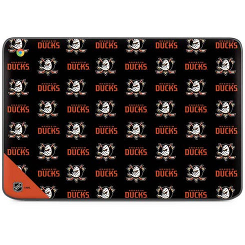 NHL Anaheim Ducks Pattern HP Chromebook Skin