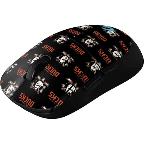 NHL Anaheim Ducks Pattern G Pro Wireless Gaming Mouse Skin