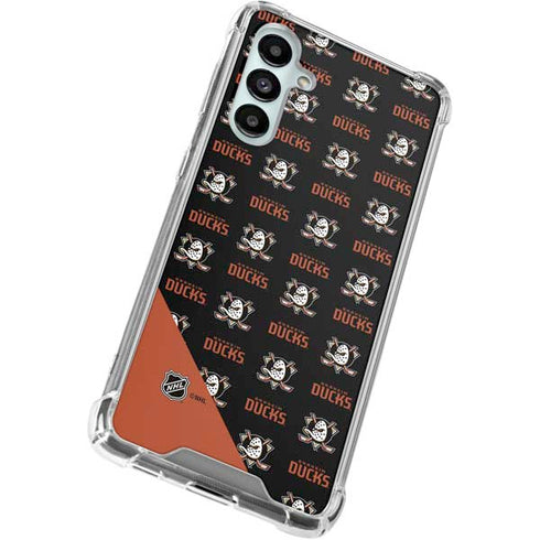 NHL Anaheim Ducks Pattern Galaxy A16 5G Clear Case