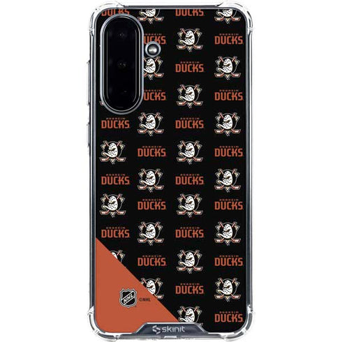 NHL Anaheim Ducks Pattern Galaxy A36 5G Clear Case