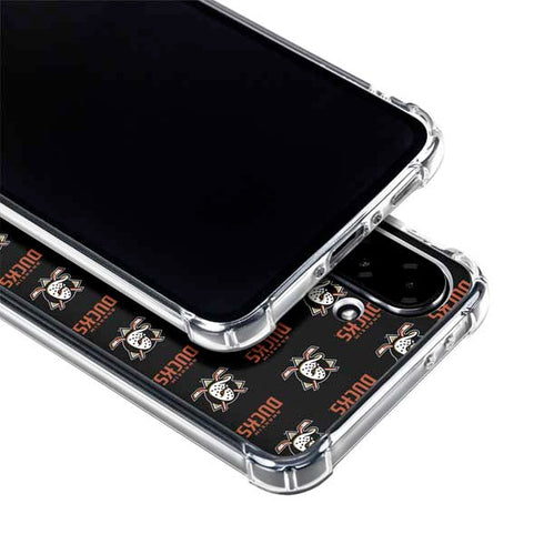 NHL Anaheim Ducks Pattern Galaxy A36 5G Clear Case
