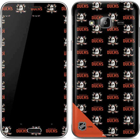 NHL Anaheim Ducks Pattern Galaxy J3 Skin