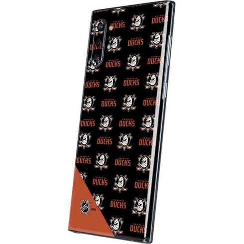 NHL Anaheim Ducks Pattern Galaxy Note 10 Plus Skin