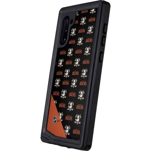 NHL Anaheim Ducks Pattern Galaxy Note 10 Waterproof Case